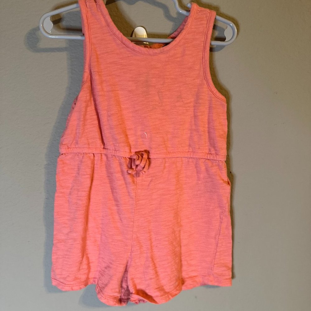 Orange Old Navy Romper